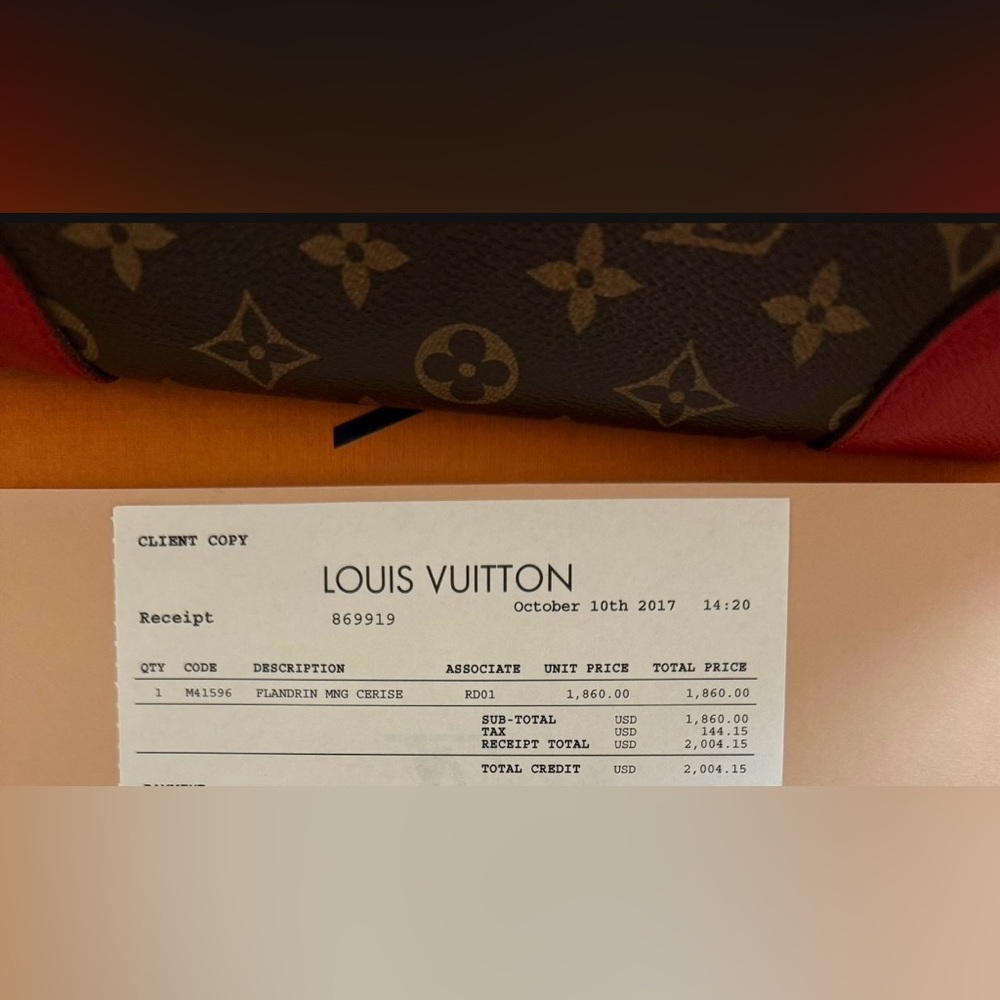 Louis Vuitton Flandrin Handbag Monogram Canvas and Leather - Picture 6 of 11